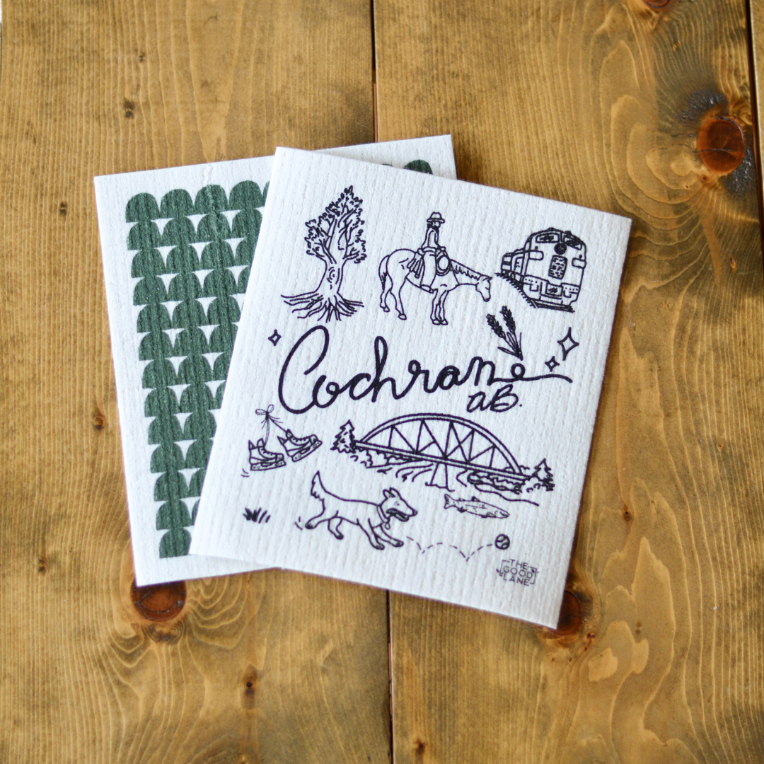 This Set Supports Local (Cochrane) - Swedish Sponge Cloth Set