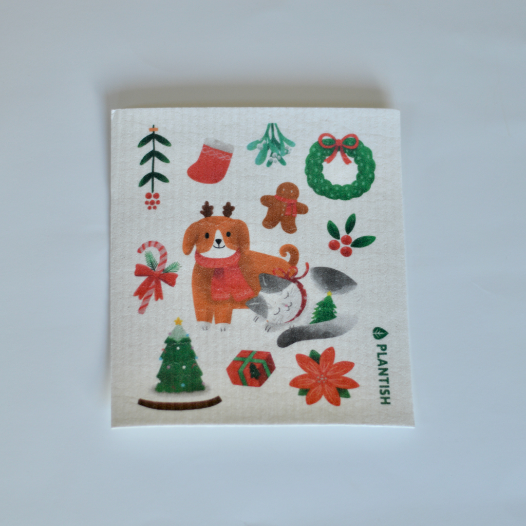 Holiday Swedish Sponge Cloths