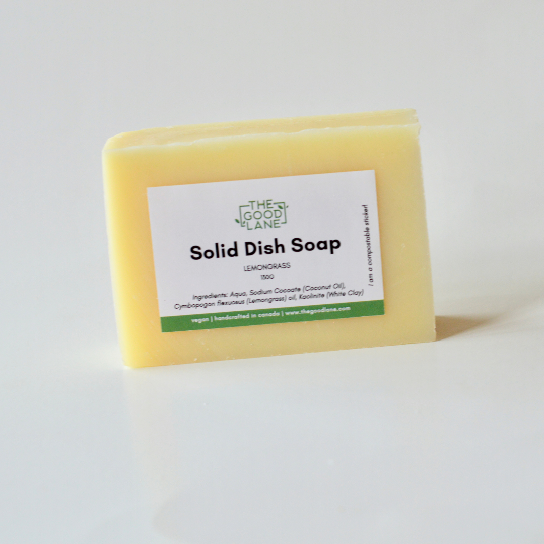 Solid Dish Soap - Lemongrass