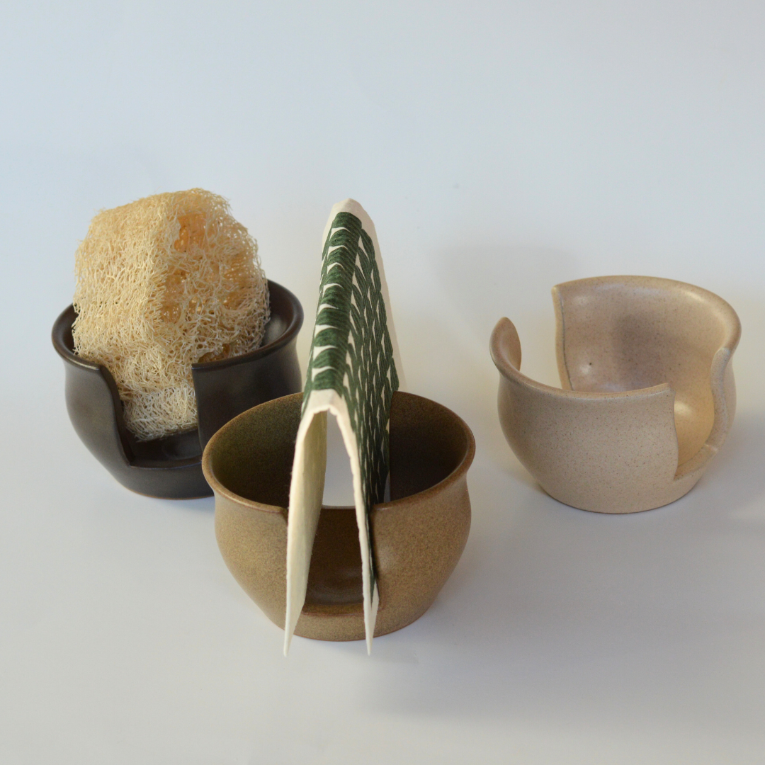 Fair Trade Stoneware Sponge Holder