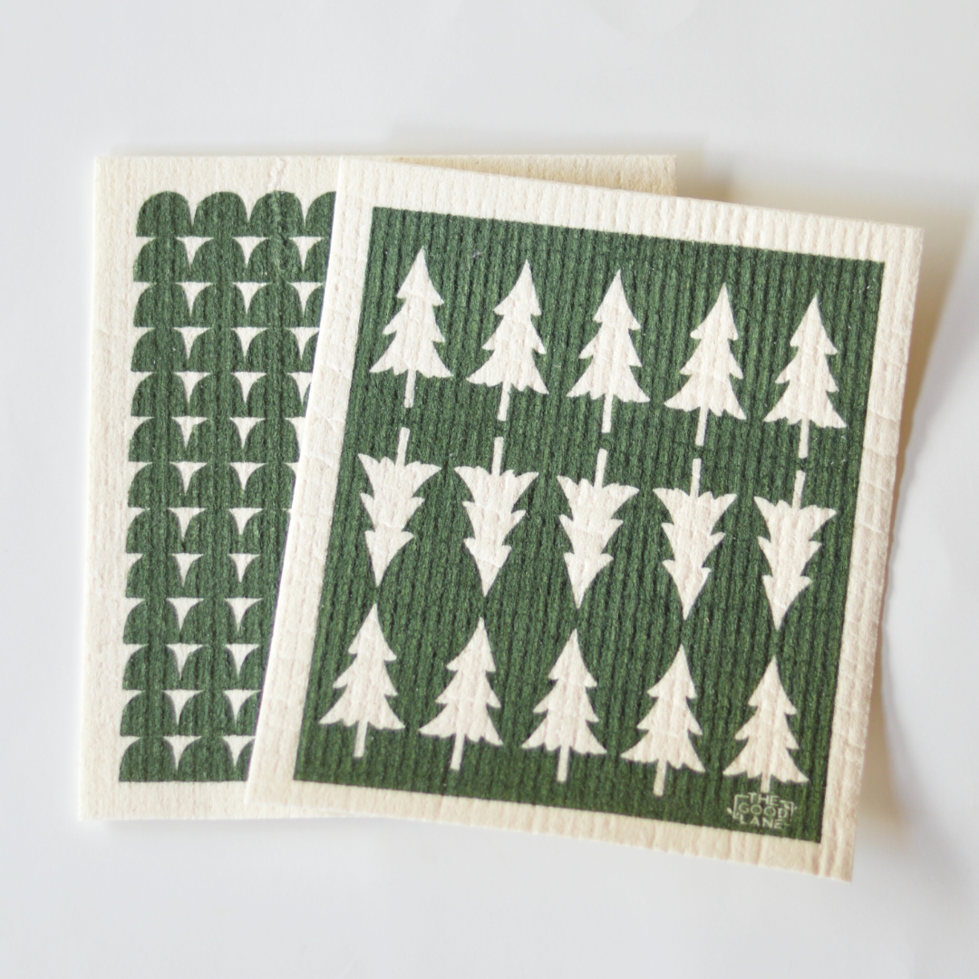 This Set Plants Trees - Swedish Sponge Cloth Set