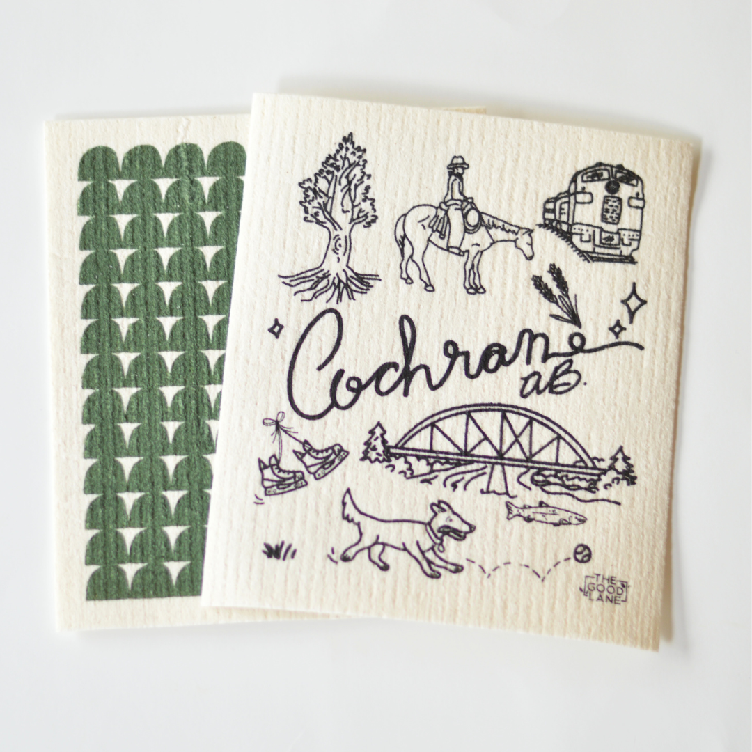 This Set Supports Local (Cochrane) - Swedish Sponge Cloth Set