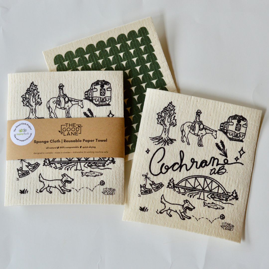 This Set Supports Local (Cochrane) - Swedish Sponge Cloth Set