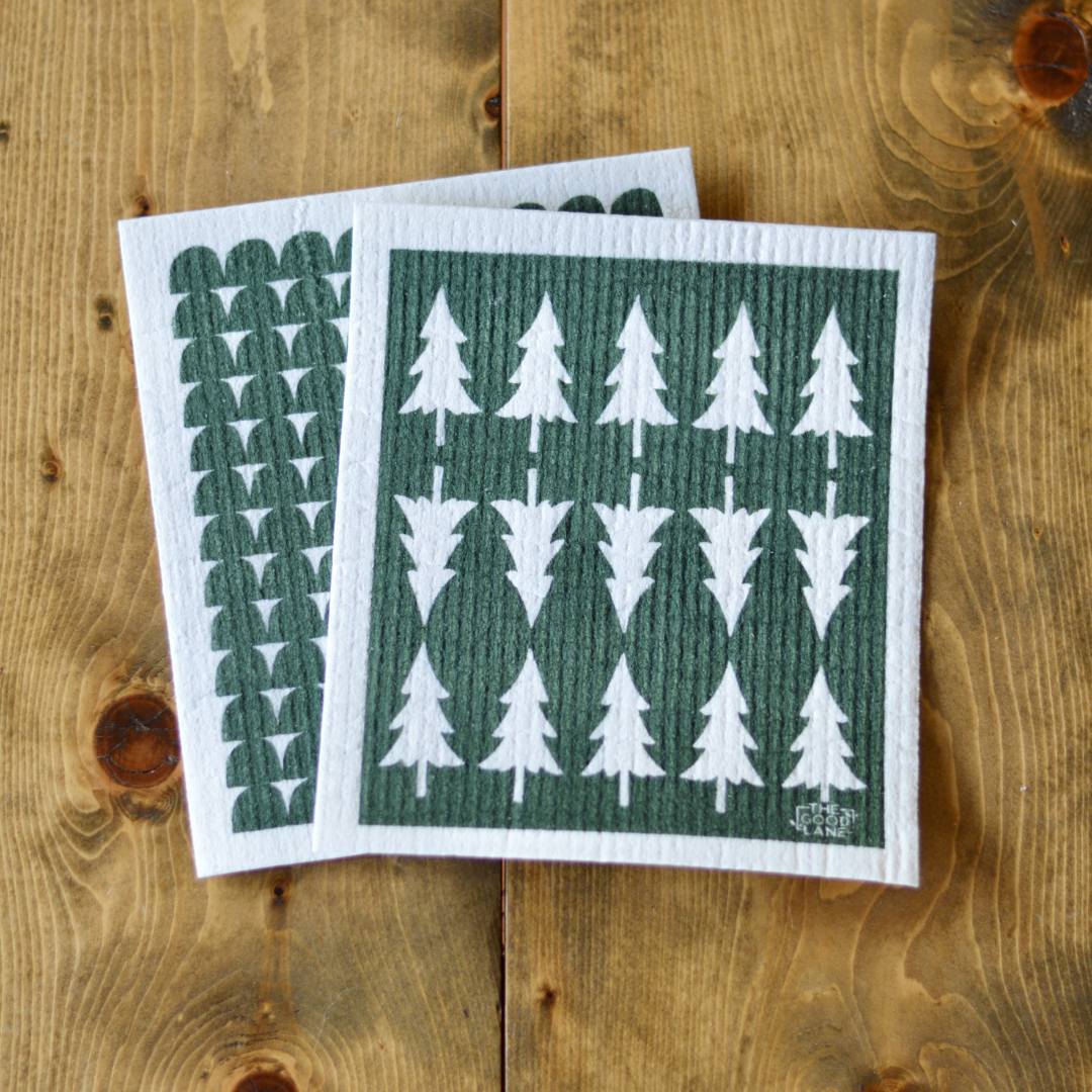 This Set Plants Trees - Swedish Sponge Cloth Set