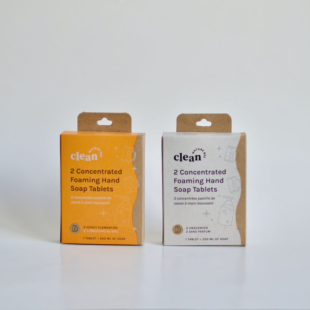 Eco-Friendly Foaming Hand Soap Refill (Set of 2) - Honey Clementine