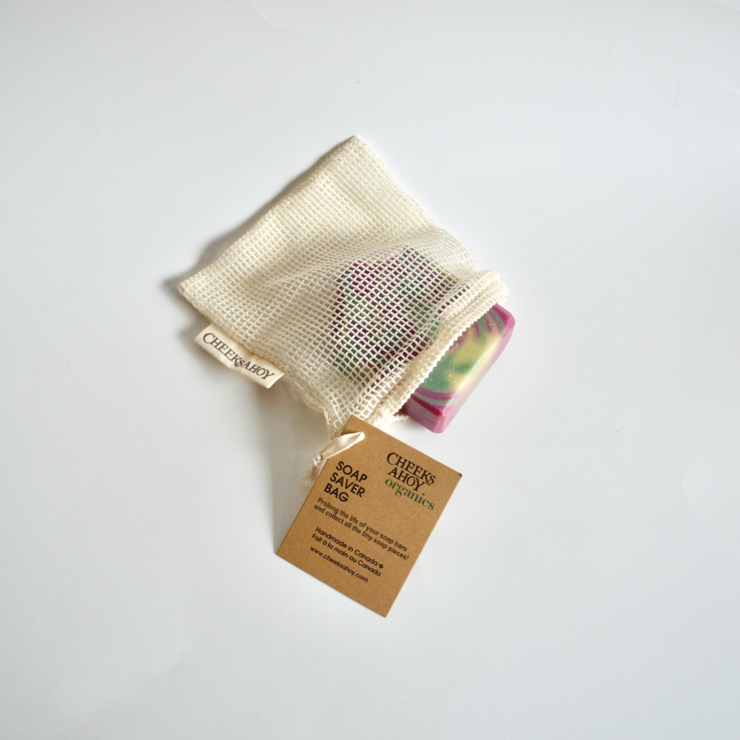 Soap Saver Bag - Organic Cotton