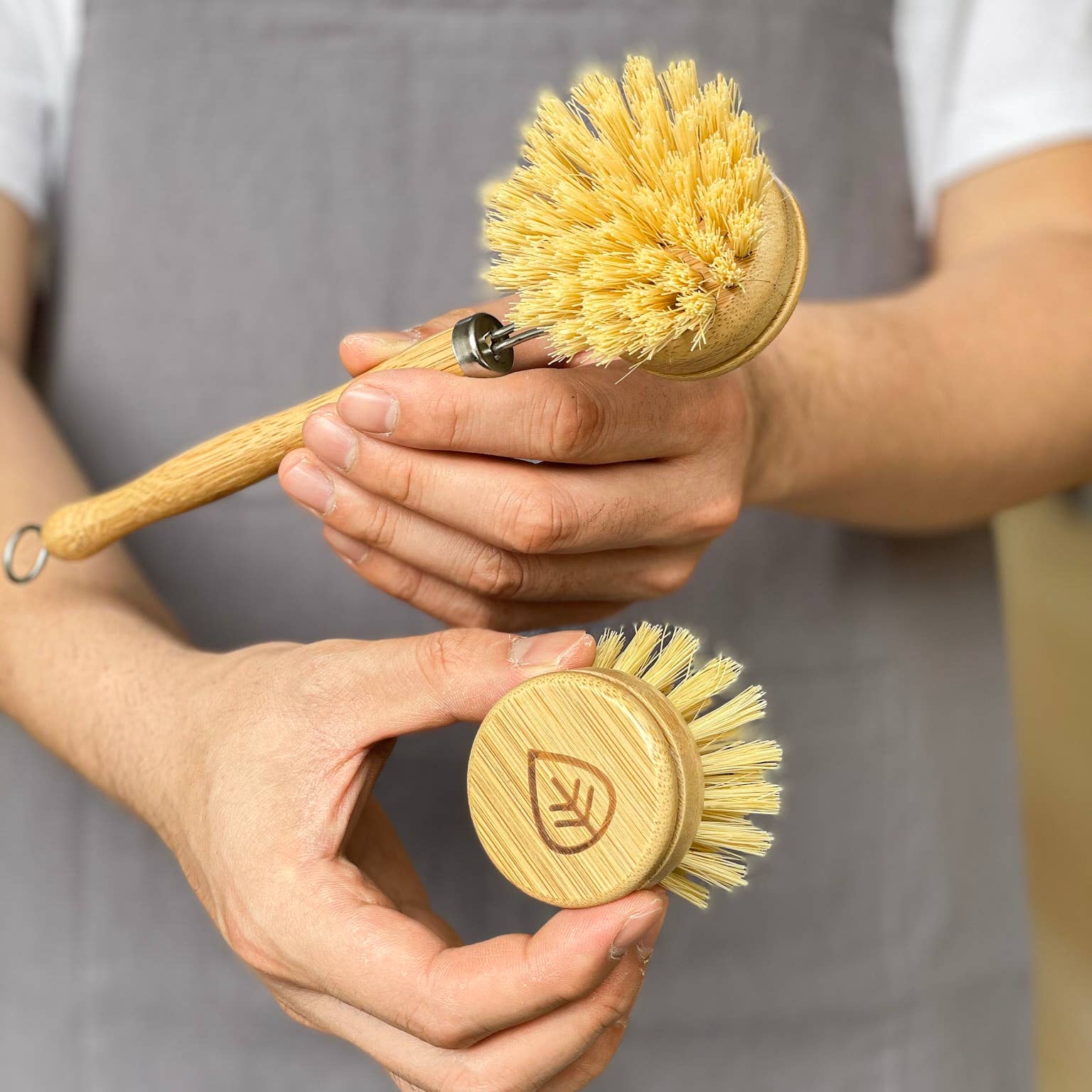 Plantish Sisal Dish Brush Replacement Head - Thumbnail 3