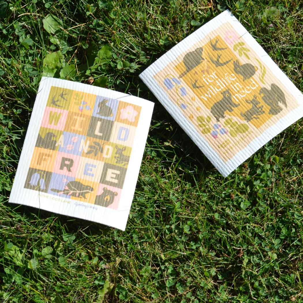 This Set Protects Wildlife - Swedish Sponge Cloth Set