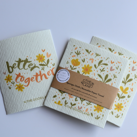 This Set Supports Mothers - Swedish Sponge Cloth Set