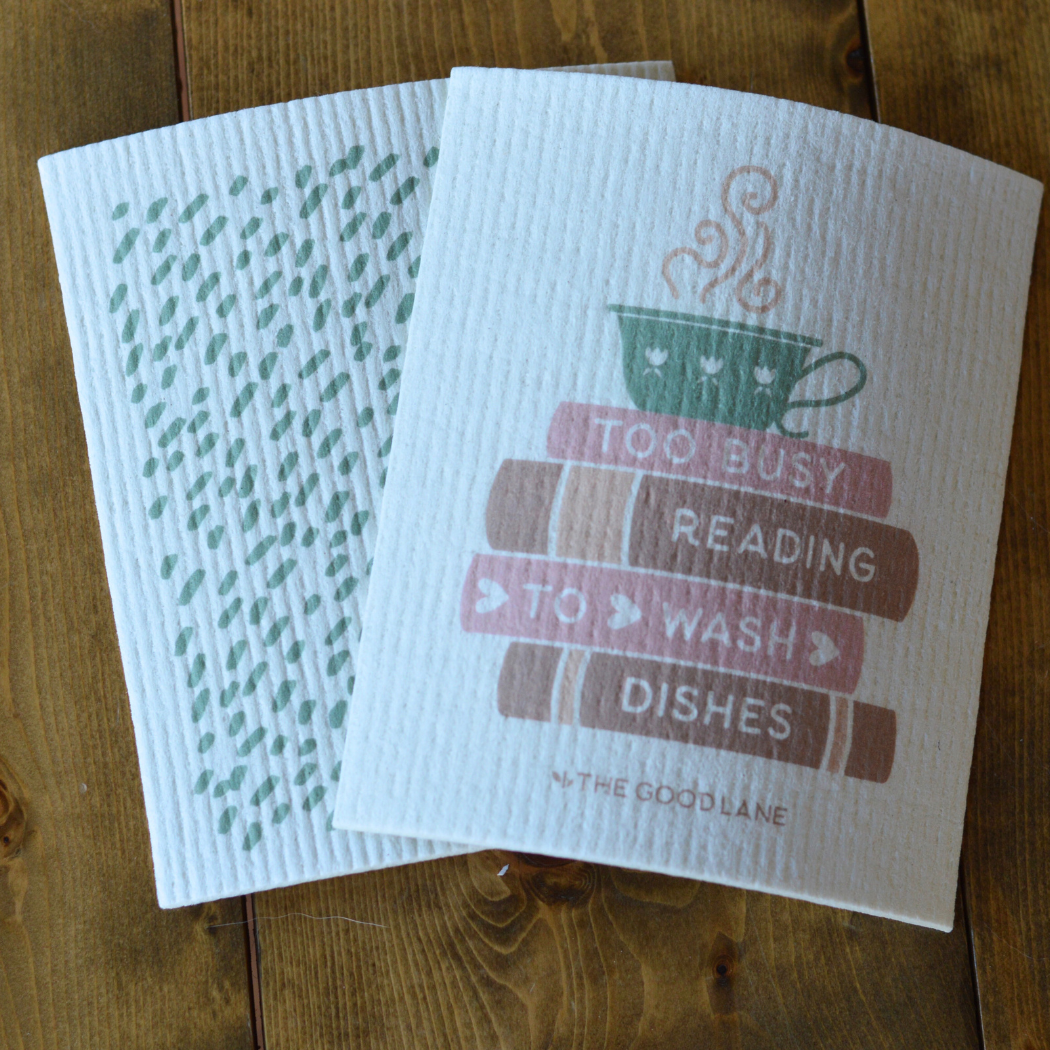 This Set Gives Books - Swedish Sponge Cloth Set