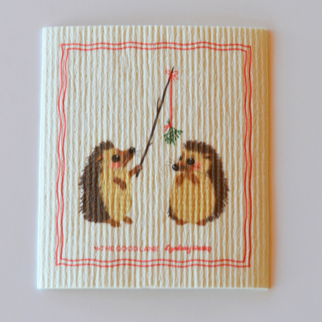 This Set Provides Meals (Holiday Critters) - Swedish Sponge Cloth Set