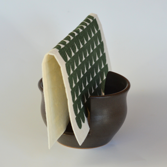 Fair Trade Stoneware Sponge Holder