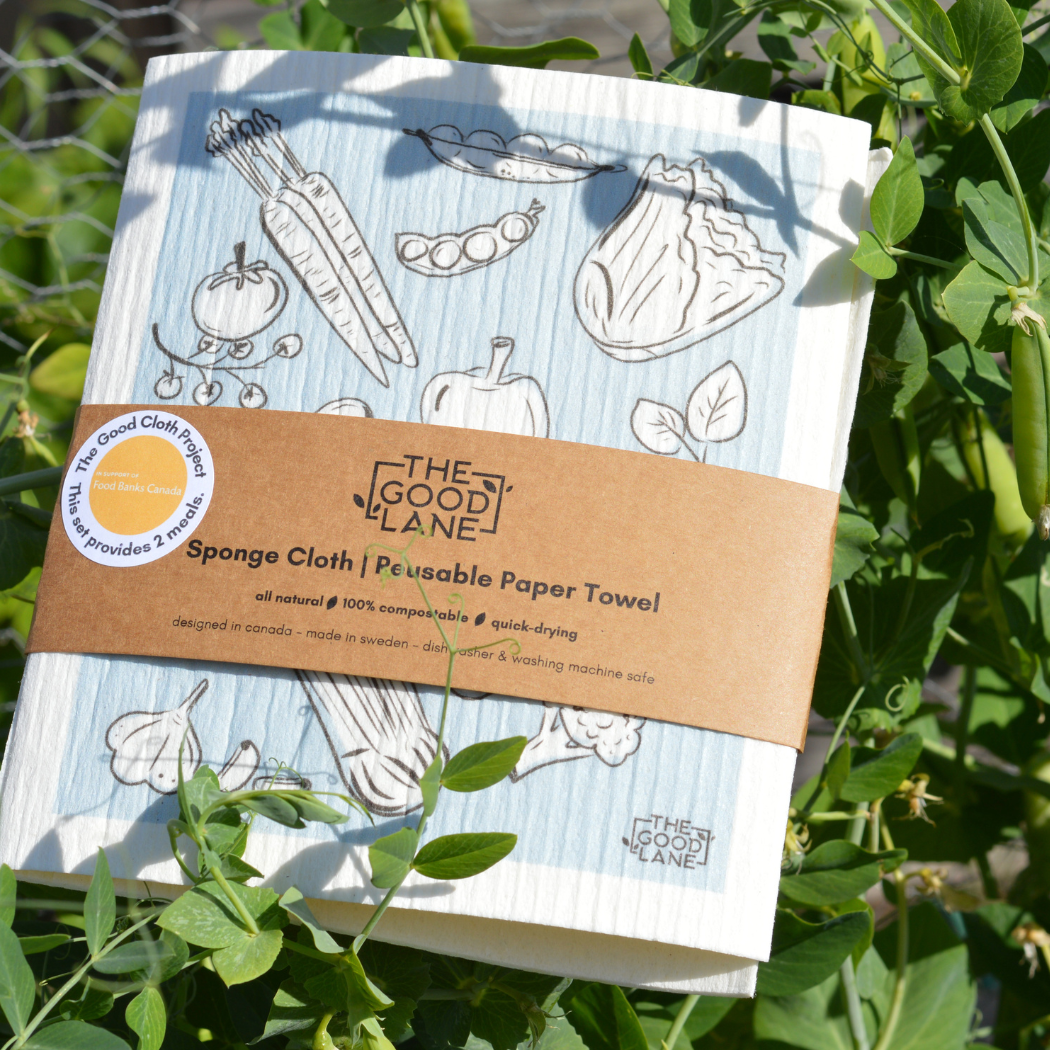 This Set Provides Meals (Fruit & Veg) - Swedish Sponge Cloth Set