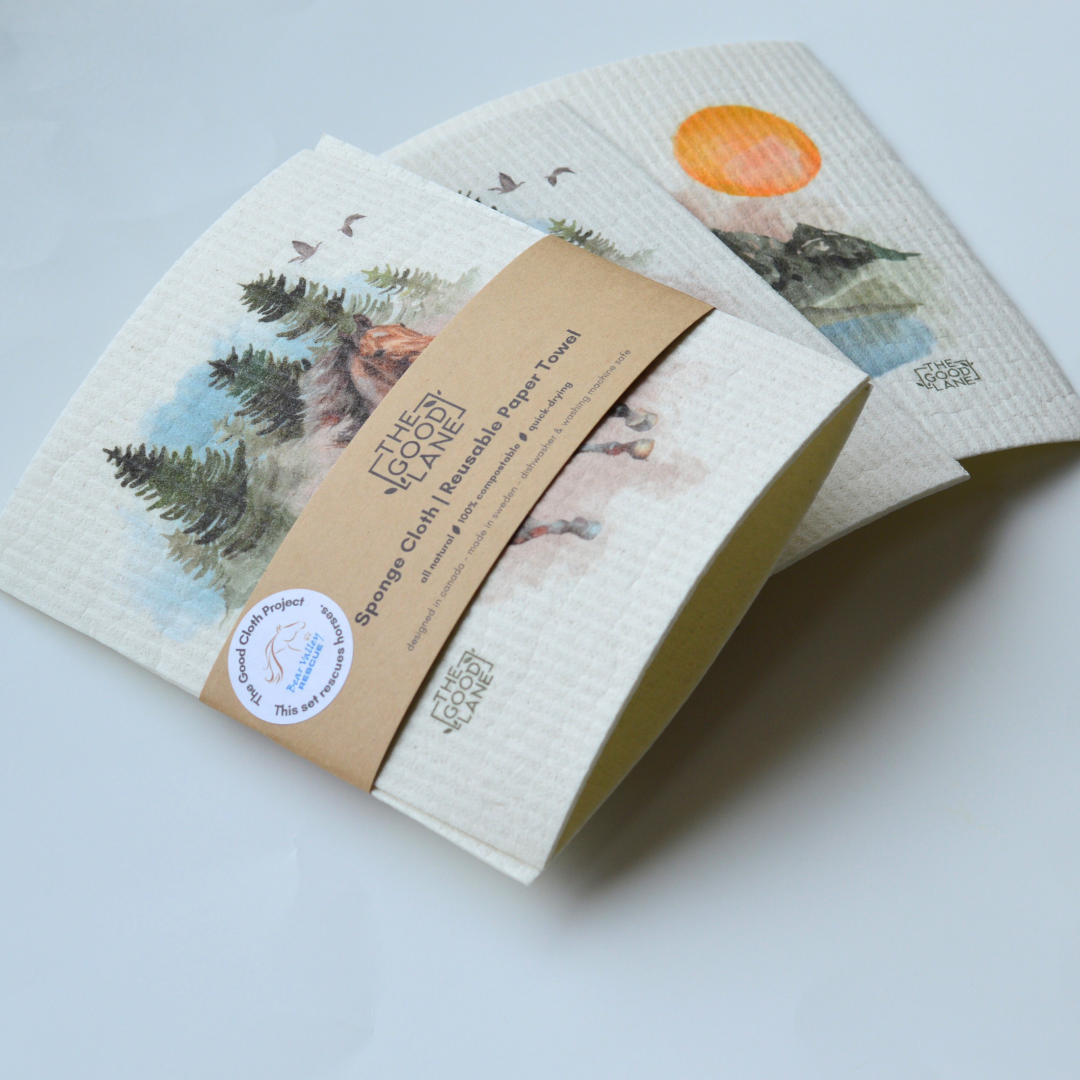This Set Rescues Horses - Swedish Sponge Cloth Set
