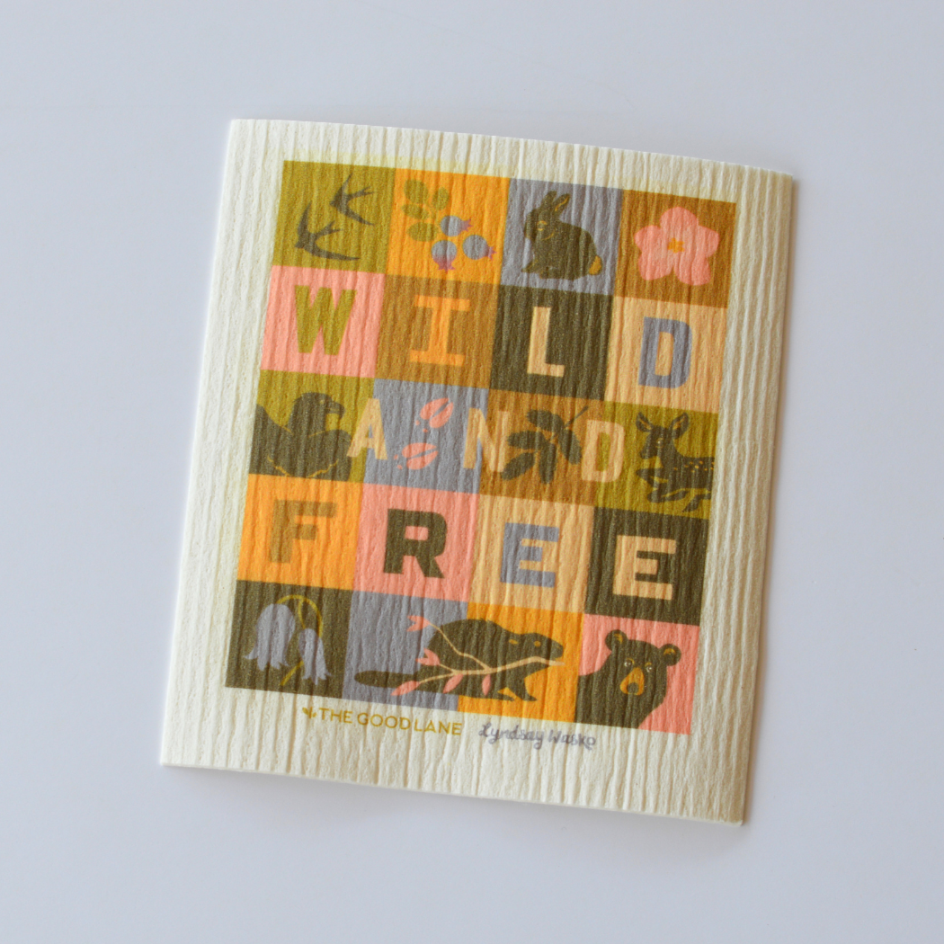 This Set Protects Wildlife - Swedish Sponge Cloth Set