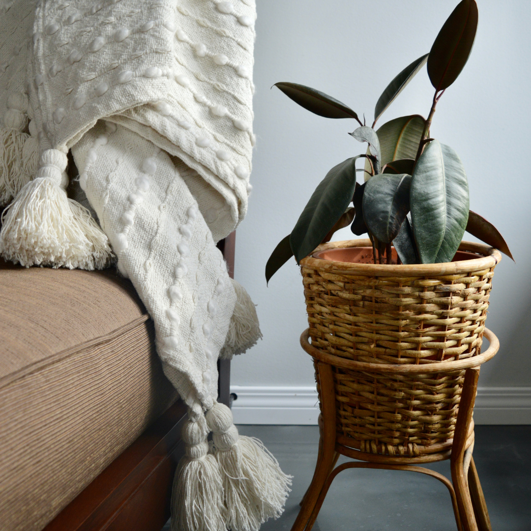 Corded Throw Blanket with Tassels