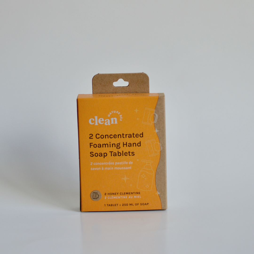 Eco-Friendly Foaming Hand Soap Refill (Set of 2)  - Honey Clementine