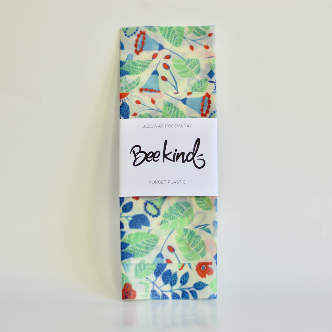 Juniper Print Beeswax Wraps - Set of 3