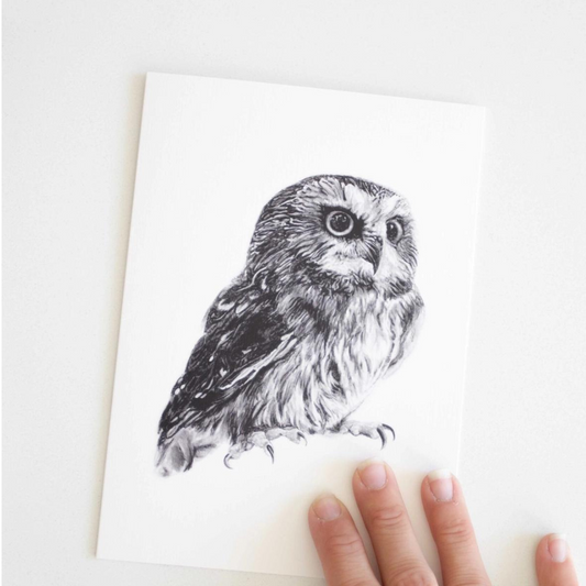 Owl Blank Greeting Card